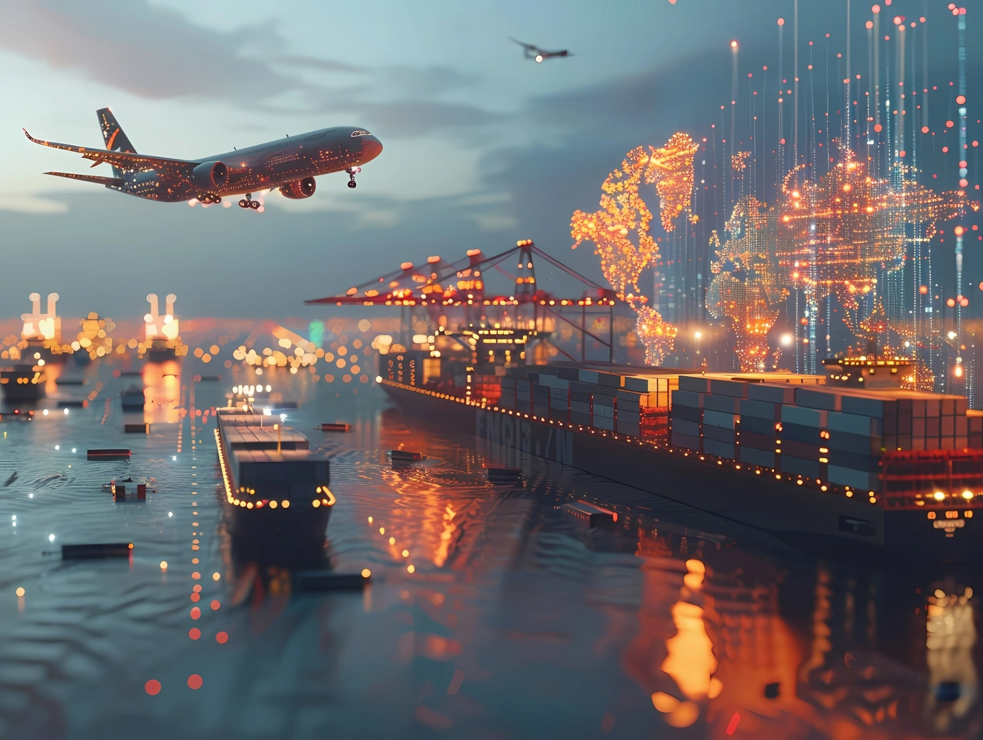 logistics background